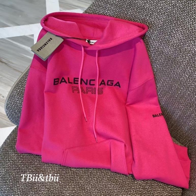 Áo nỉ hoodies hồng balen