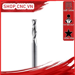 Mũi cnc xoắn 2 me 3.175 lưỡi 22mm cắt mdf fomex mica alu pvc