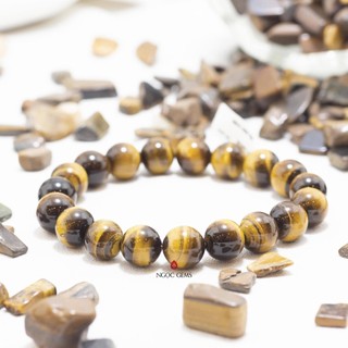 Vòng tay mắt hổ nâu - ngọc gems