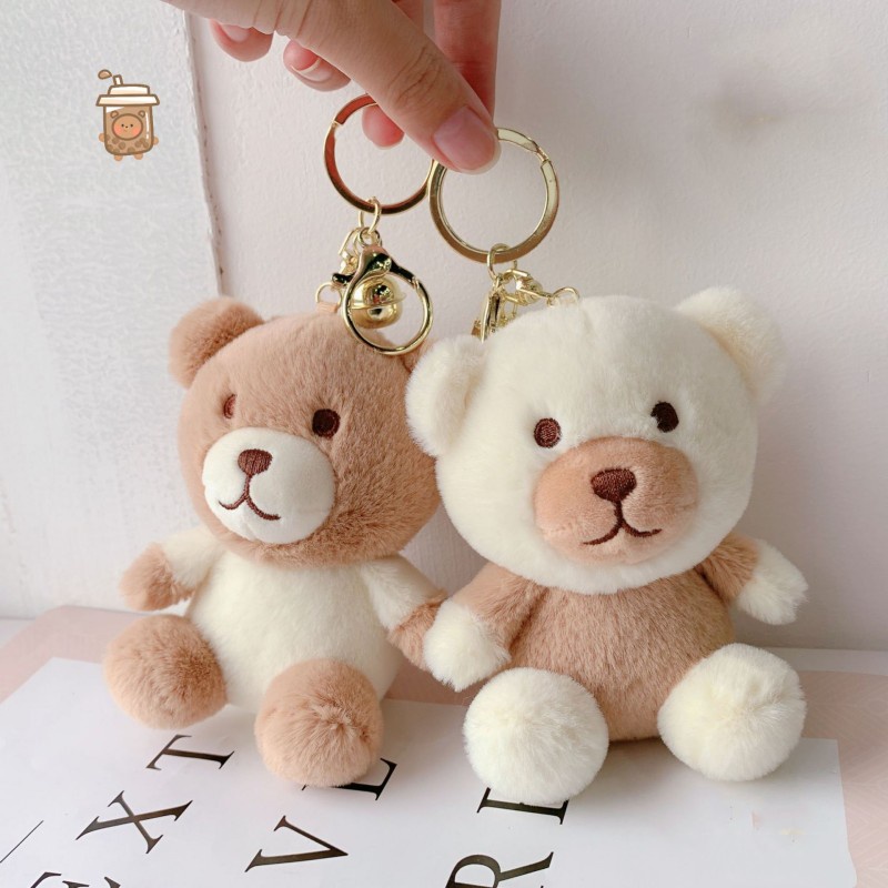 Móc Khóa Hình Thỏ Nhồi Bông Xinh Xắn