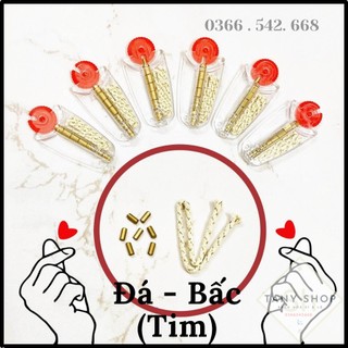 Đá zippo bộ đá bấc dùng cho zippo ( 7 viên đá vàng + 1 dây bấc )
