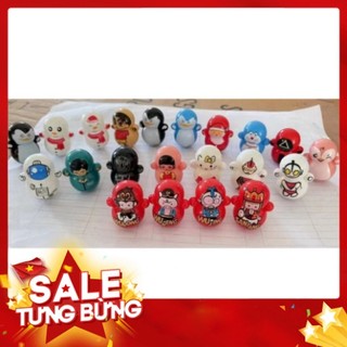 Đồ chơi lật đật mini squid game, lật đật doraemon dễ thương cho bé