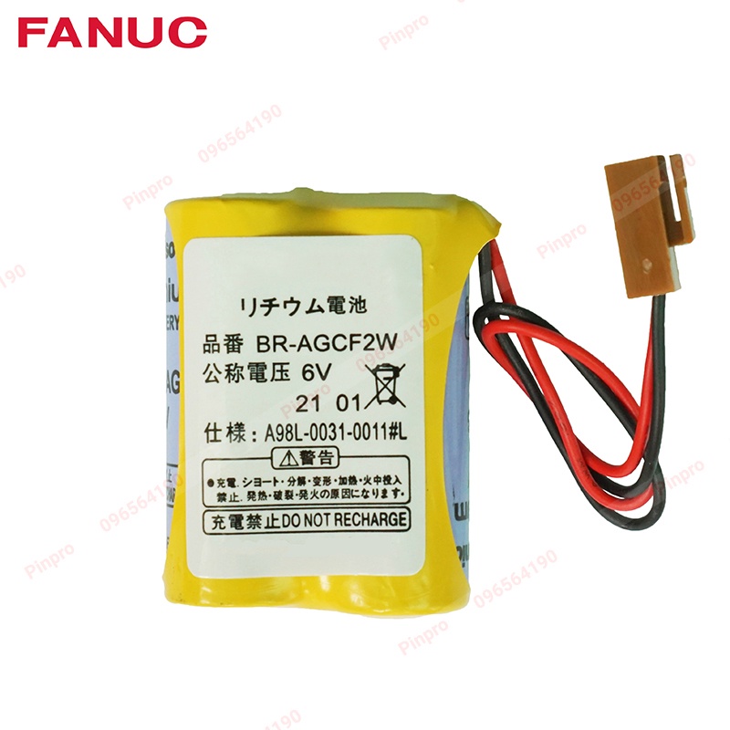 Pin nuôi nguồn FANUC BR-AGCF2W 6V A98L-0031-0011