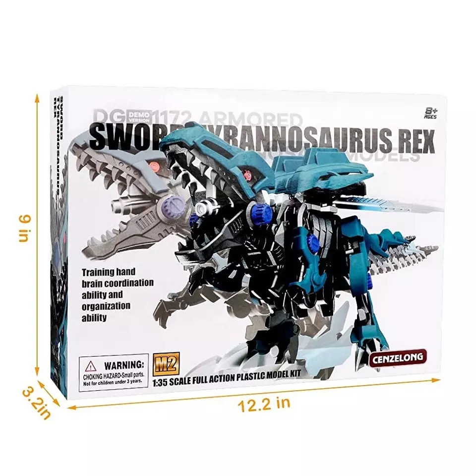 Mô Hình Lắp Ráp Khủng Long Bạo Chúa T-Rex (Dùng Pin) – 6519 (WS5701)