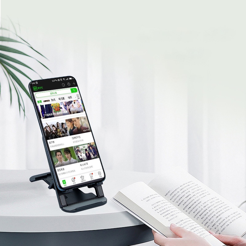 Giá đỡ điện thoại máy tính bảng gấp gọn FMOUSE ST10, livestream, học online, để bàn quay phim ghi hình đa năng