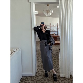 Áo sơ mi cách điệu cổ tim A85