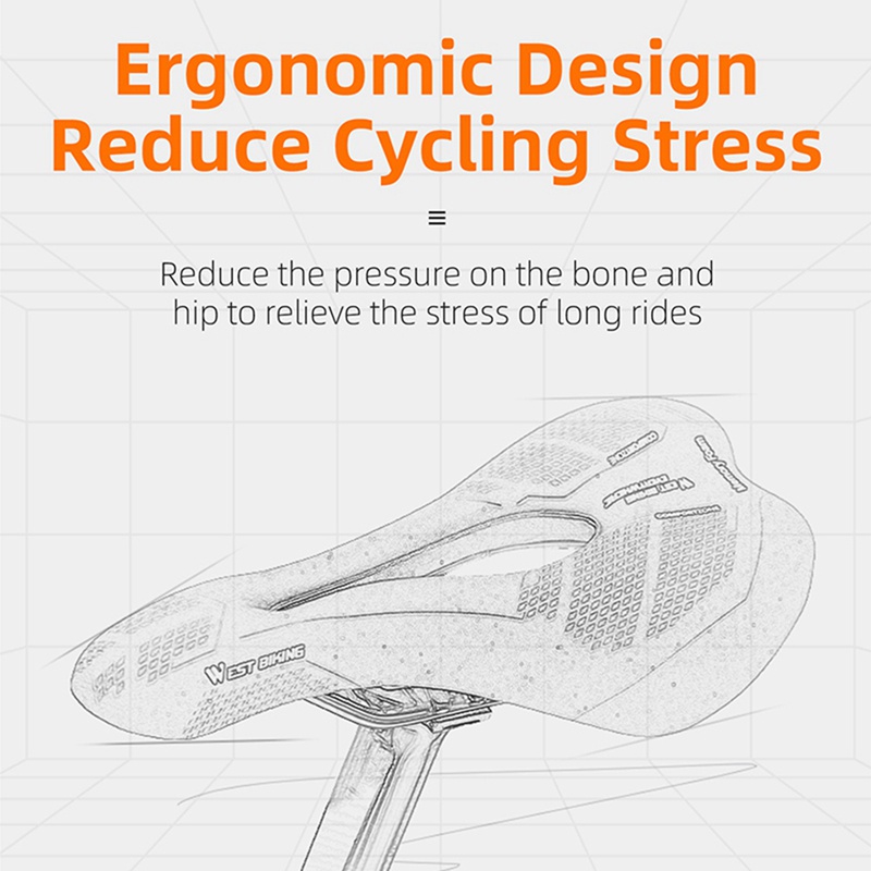 1 Yên Xe Đạp Leo Núi Rỗng Thoải Mái Màu Đen Dễ Lắp Đặt Cho Nam Và Nữ