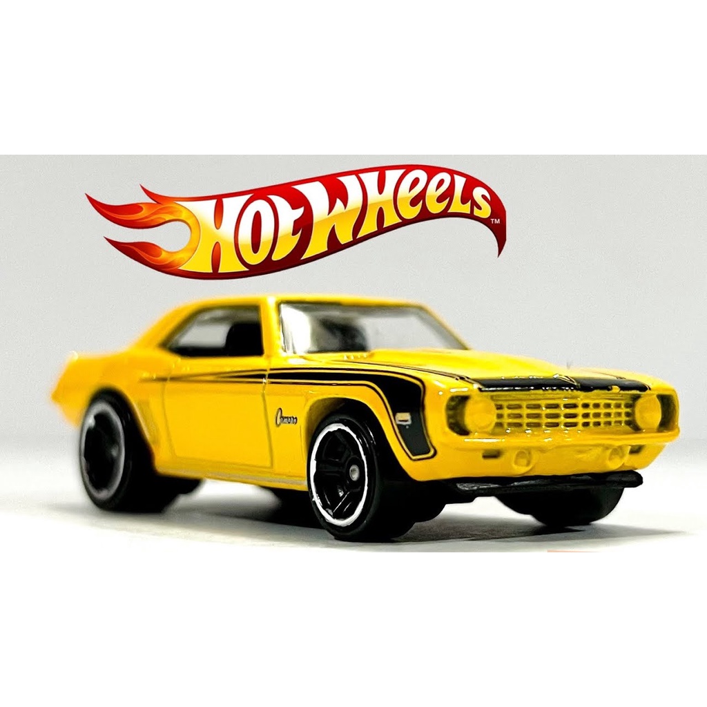 Xe mô hình Hot Wheels 1/64 '69 Copo Camaro (yellow) (new)