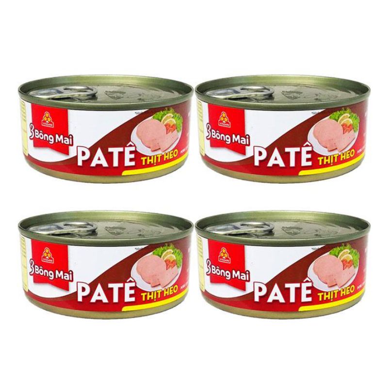 Pate Thịt heo 3 bông mai Vissan hộp 150g - 170A
