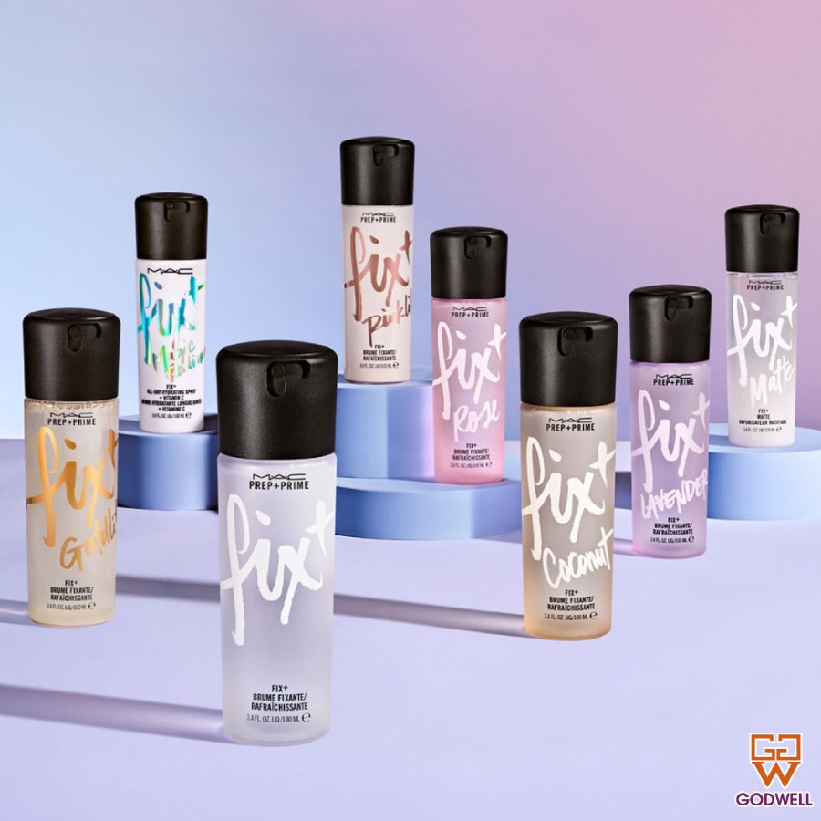 Xịt Khoáng Makeup, Dưỡng Ẩm, Khóa Lớp Makeup MAC Prep + Prime Fix+ 100ml