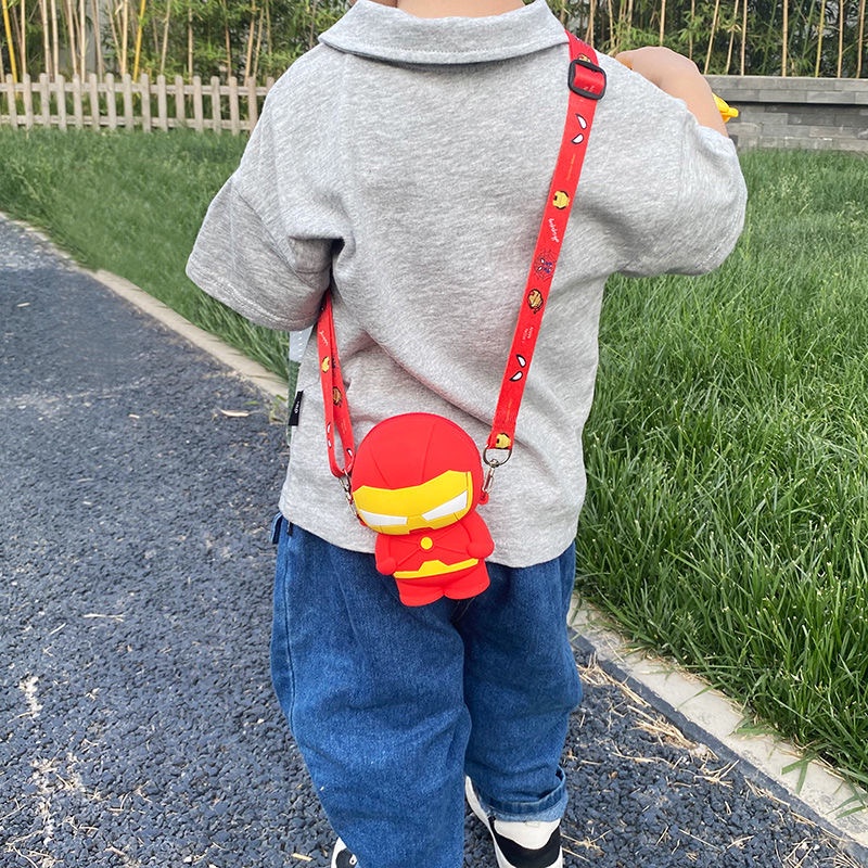 Babyfair. Trẻ Em Tiền  Hoạt Hình Dễ Thương Dạng Ba Chiều Tinh Tế Di Động Silicone Túi Ví Nhỏ