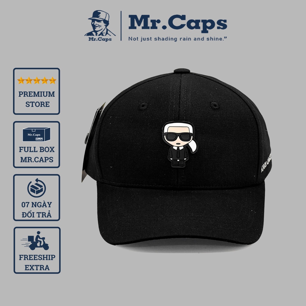 Mũ lưỡi trai Karl Lagerfield - Nón unisex nam nữ thời trang cao cấp Hàn Quốc phong cách chất kaki cotton Mrcap KAR01