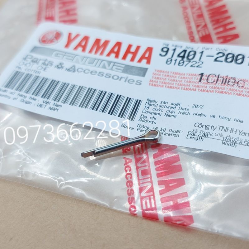 Chốt chẻ đũa thắng, pass chữ Y phanh EXCITER, SIRIUS, JUPITER...Yamaha