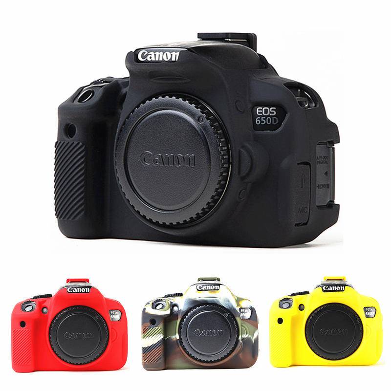 Vỏ Silicone Bảo Vệ Thân Máy Ảnh Canon EOS 600D 650D 700D