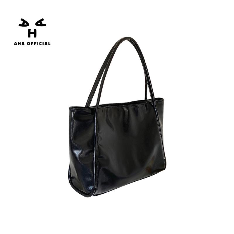 Túi Xách Đeo Vai Cỡ Lớn Màu Đen Thời Trang Cho Nữ