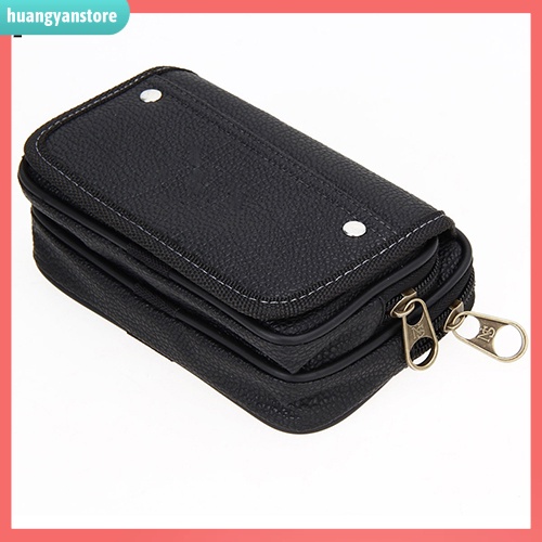 HY/ Ví đeo thắt lưng bằng da giả đa chức năng cho nam