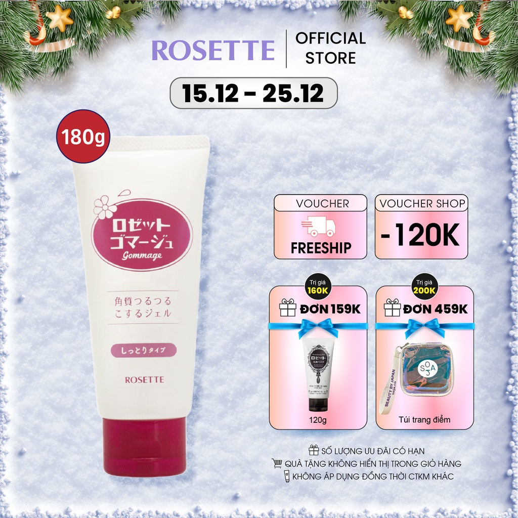 Tẩy Tế Bào Chết Dành Cho Da Khô Rosette Gommage Moist (180g)