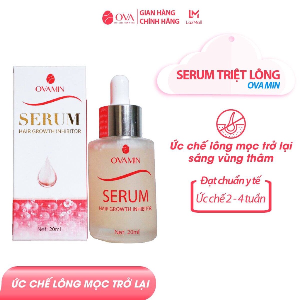 Serum ức chế mọc lông OvaMin 20ml