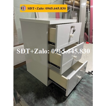 Tủ, Kệ Đầu Giường Nhựa Đài Loan Cao 68cm Ngang 42cm Màu Trắng 915