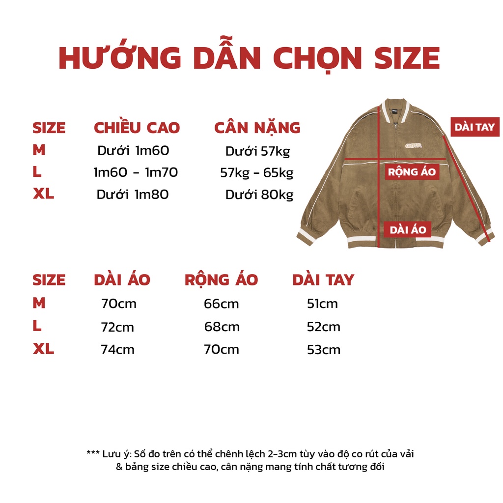 Áo khoác nam bomber nhung tăm Track Bomber Jacket local brand ONTOP OT16-AK̀5