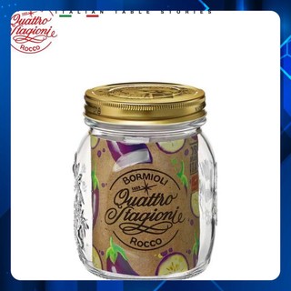 Hũ thủy tinh italy nắp thiếc quattro 500ml, 700ml