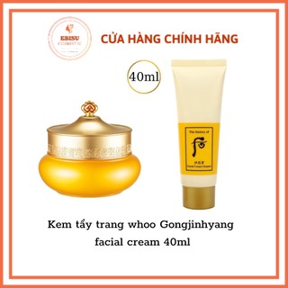 Kem tẩy trang whoo Gongjinhyang facial cream 40ml_EBISU COSMETICS