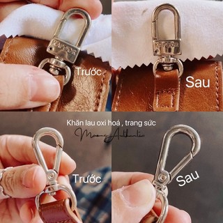 Khăn tẩm lau oxi hoá trang sức , khoá túi xách