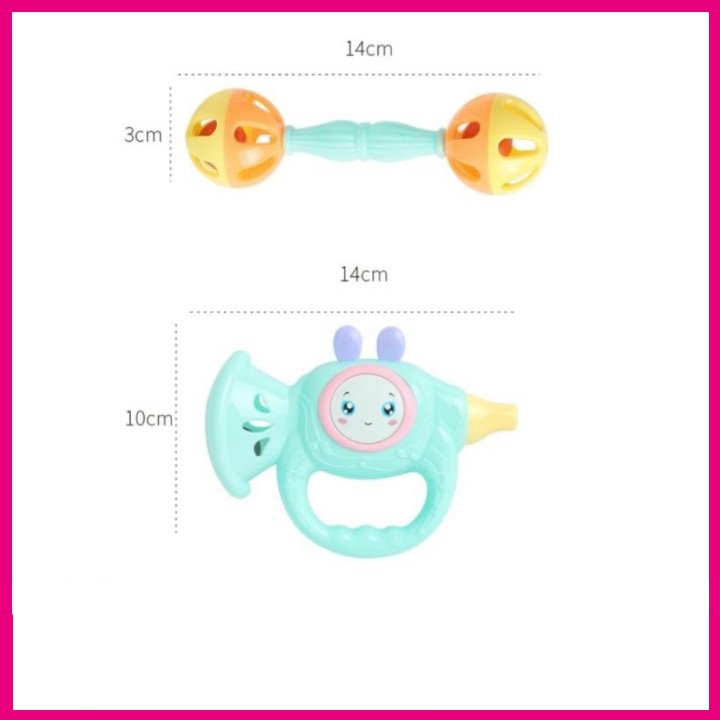 Bộ chơi xúc xắc cầm tay cho bé an toàn dễ thương