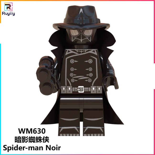 Mô Hình Lắp Ráp Spiderman Marvel Morales Gwen Stacy Noir WM6052 RU3