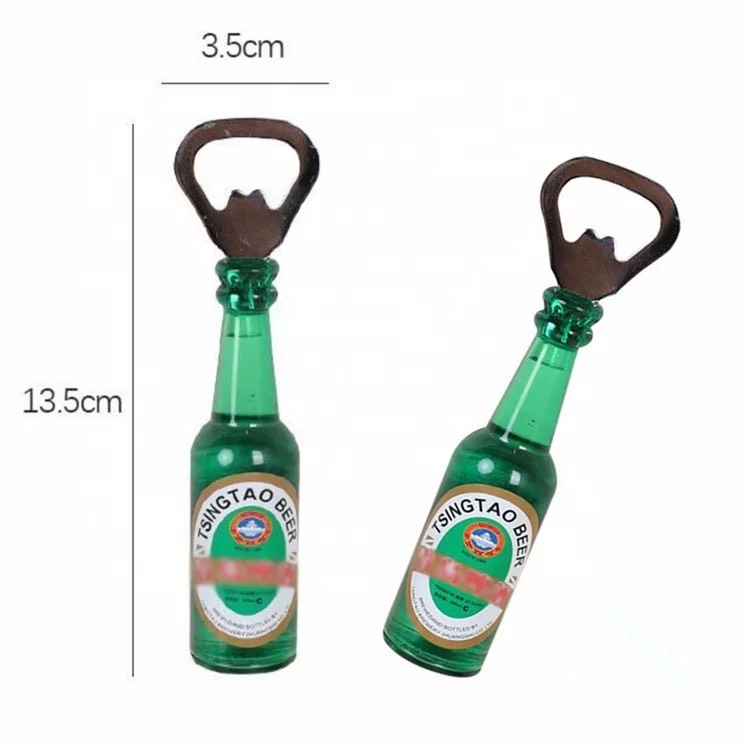Đồ khui bia mini hình chai bia có nam châm hít tủ lạnh