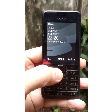 Điện thoại nokia 301 hỗ trợ sim mạng 4g.chính hãng. 2 sim