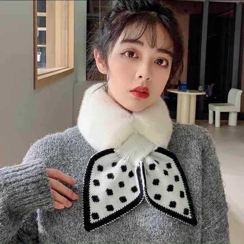 Khăn quang cổ, ảnh thật, lông siêu mịn, giá 75k