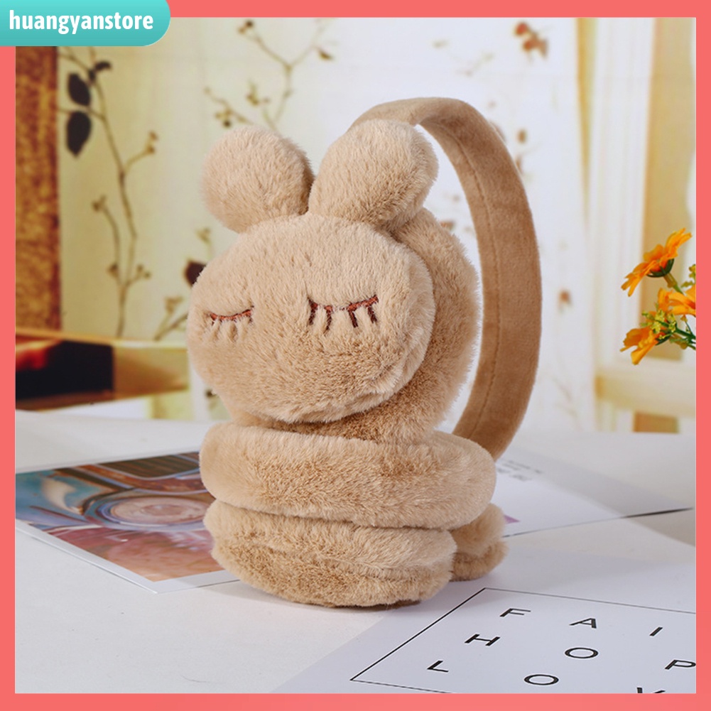 HY/ Chụp Tai Giữ Ấm Thiết Kế Kiểu Thỏ Đáng Yêu Cho Bé