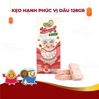 Kẹo Nougat Kẹo ít ngọt FAMINUTS - 5 Loại Hạt Vị Hạt Sữa Thơm Ngon