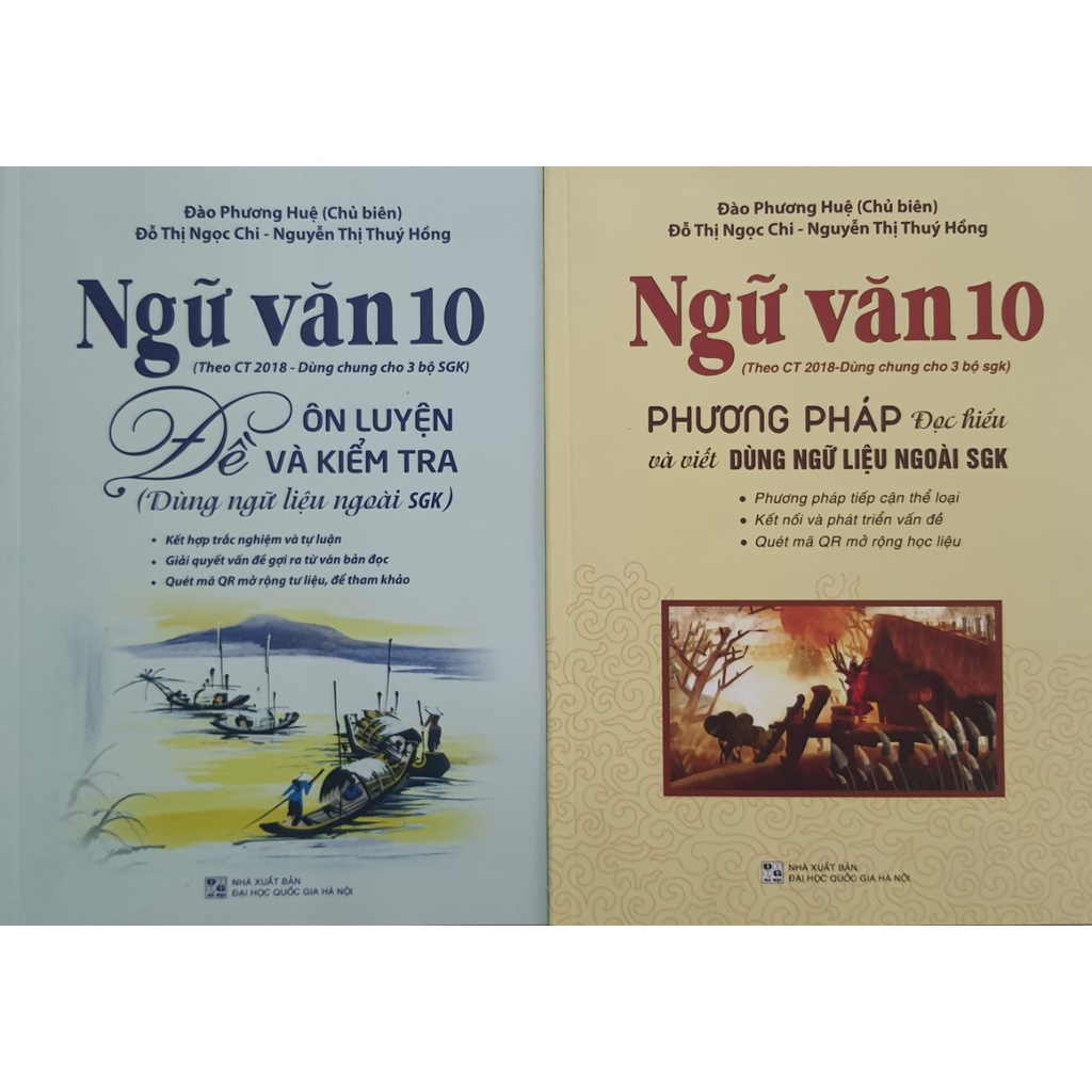 Sách - Combo Đề ôn luyện và kiểm tra Ngữ văn 10 - Phương pháp đọc hiểu và viết Ngữ Văn 10