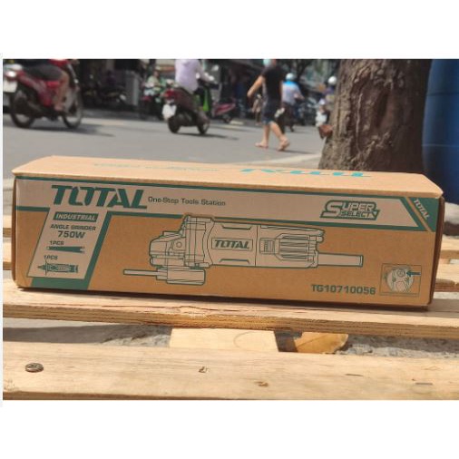 4"  Máy mài góc công tắc đuôi 750W Total TG10710056