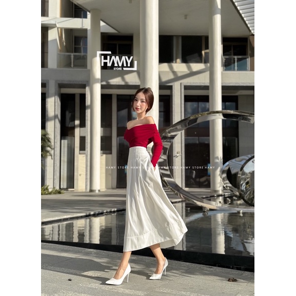 Áo Bệt Vai Thun Nhún