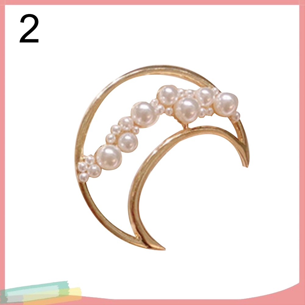 Kẹp tóc hình mặt trăng / ngôi sao đính đá thời trang cho nữ