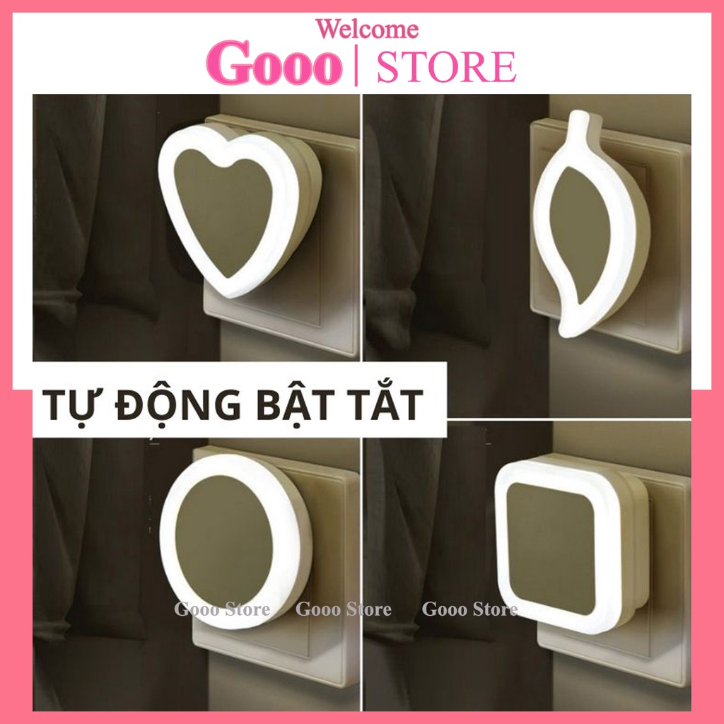 Đèn ngủ LED cảm ứng ánh sáng tự động bật tắt nhiều màu Gooo store | BigBuy360 - bigbuy360.vn