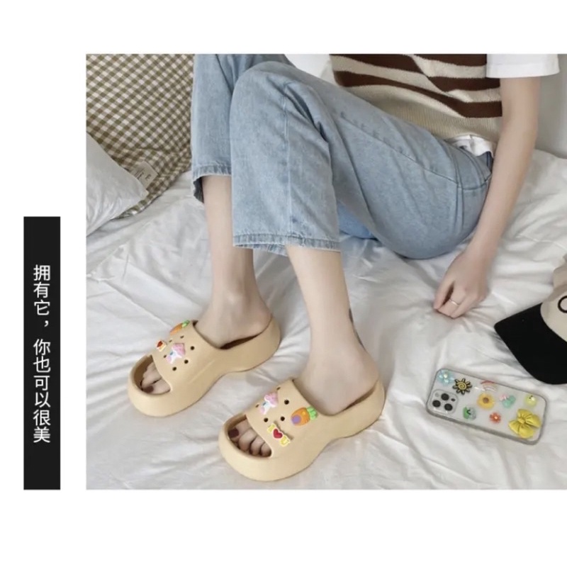 Dép bánh mỳ kiểu dáng dễ thương chống trơn trượt