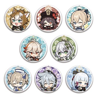 Huy hiệu Genshin Impact chibi