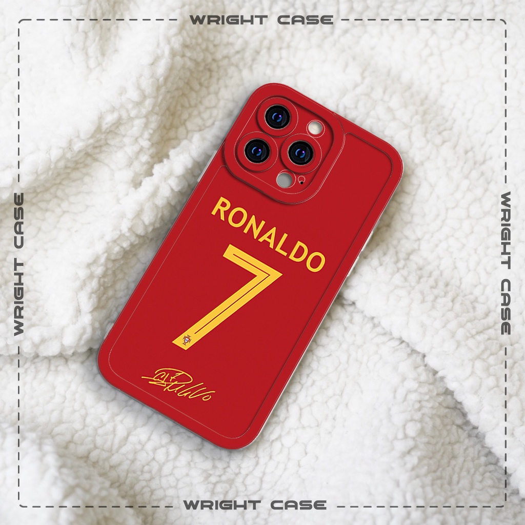 Ốp lưng iphone cạnh vuông bóng đá cầu thủ Ronaldo WC 2022 6plus/7/8/8plus/x/xs/11/12/pro/max/plus/promax