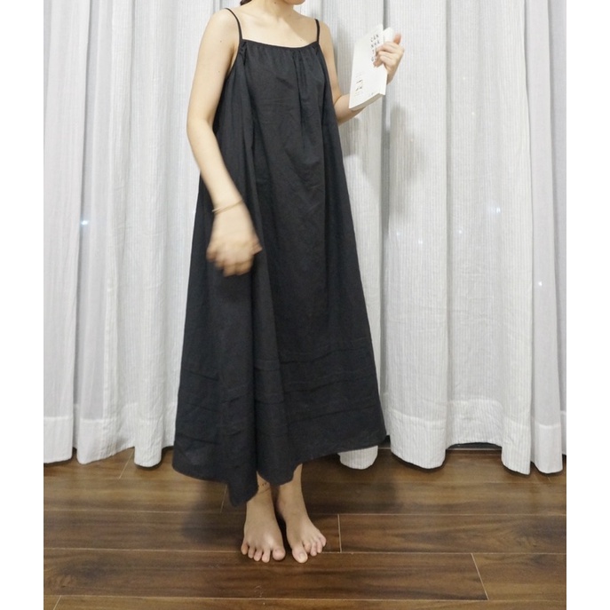 Đầm dây nhún form A