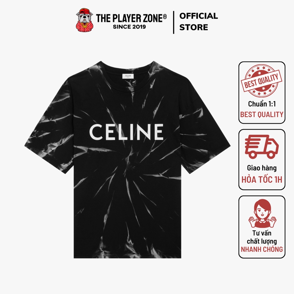 CL Tee - Áo Thun CL Tie Dye Logo Printed Best Quality (Black)