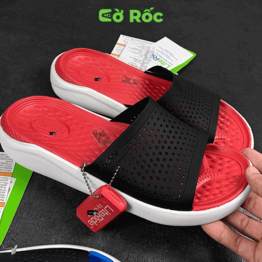 Dép lê cross literide quai ngang hàng xuất khẩu full box cho Nam Nữ