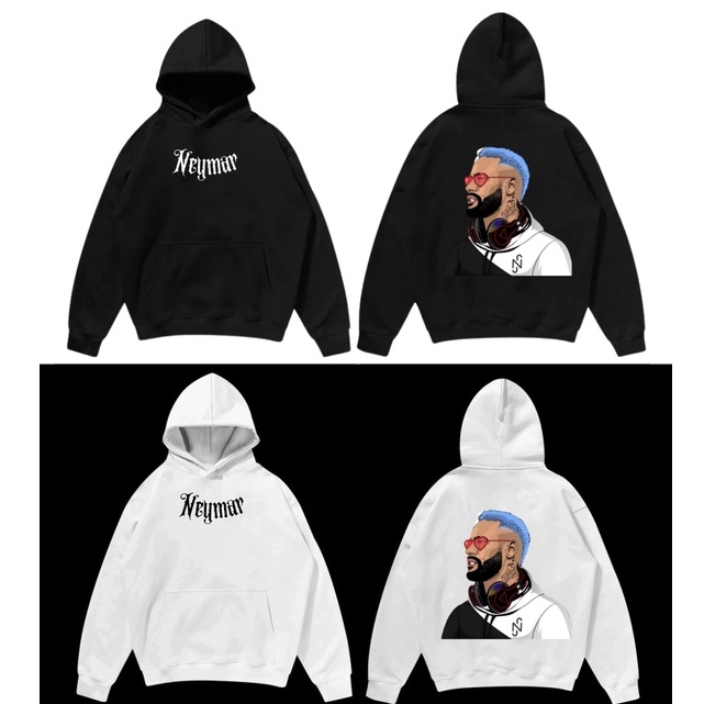 Hoodie avatar Neymar chất nỉ bông dày dặn mũ 2 lớp (có dây) [Heulwen JR Tee Shop]