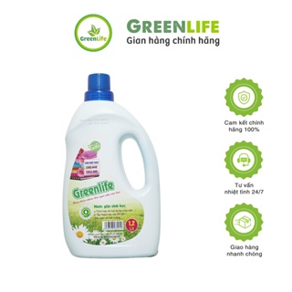 Nước giặt quần áo sinh học Greenlife phù hợp cho giặt tay và các loại máy