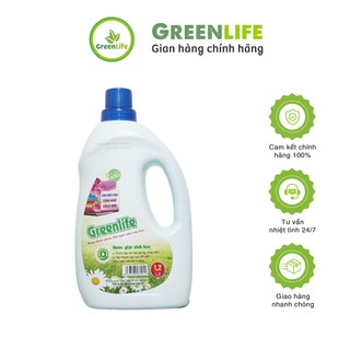 Nước giặt quần áo sinh học Greenlife phù hợp cho giặt tay và các loại máy giặt