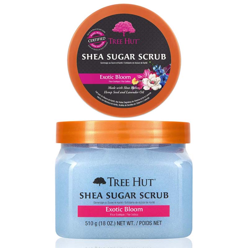 Tẩy tế bào chết cơ thể Tree Hut Shea Sugar Scrub Exotic Bloom