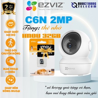 Camera wifi ezviz c6n-2mp - c6n-4mp xoay 360 đàm thoại 2 chiều